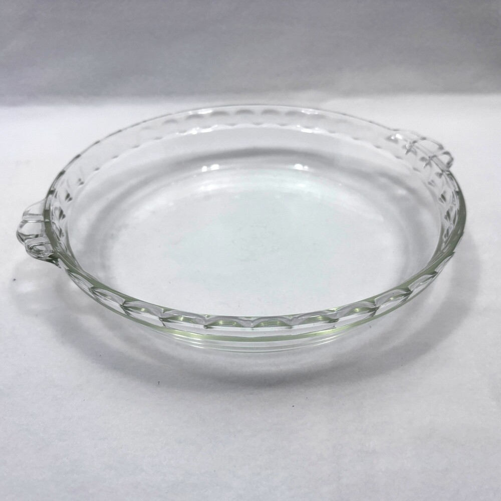 Pyrex 9 1/2 Inch Clear Glass Pie Baking Dish Ovenware